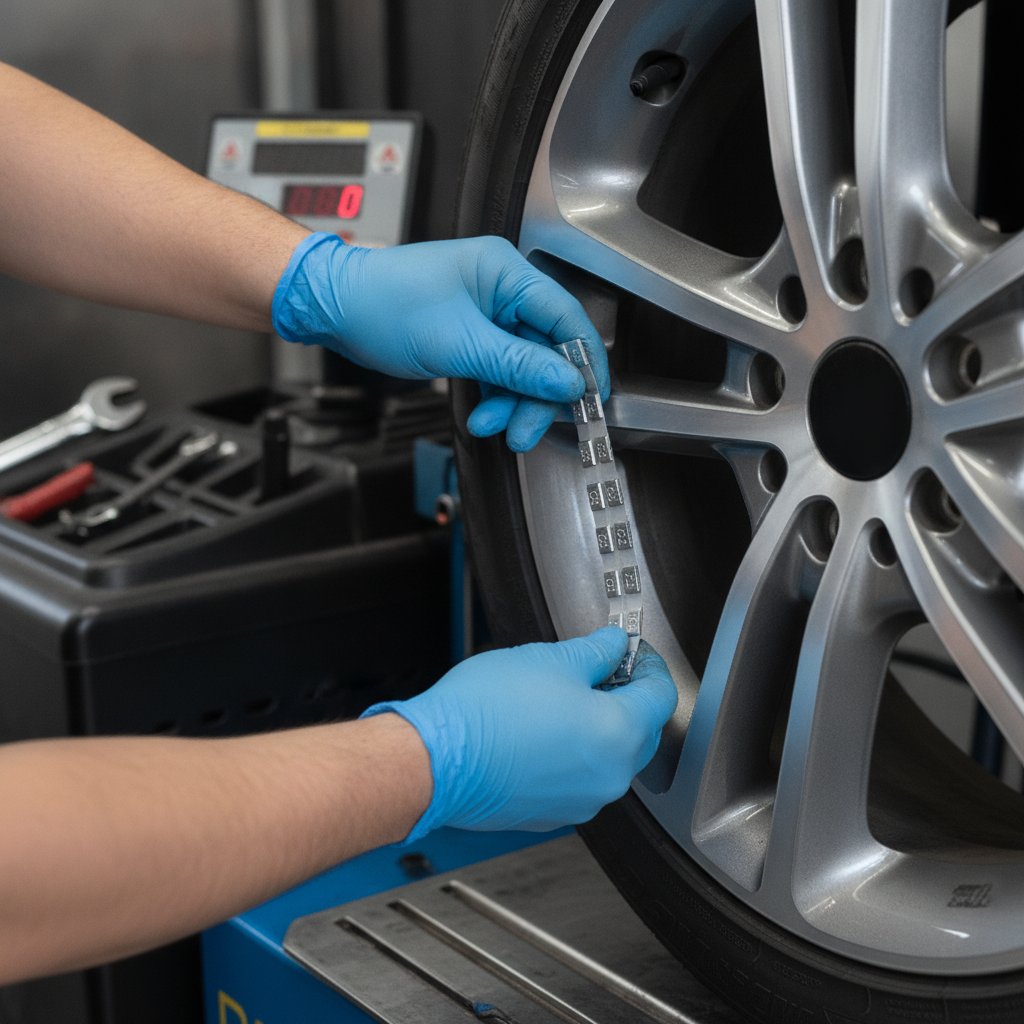 Puncture repair on highway exit