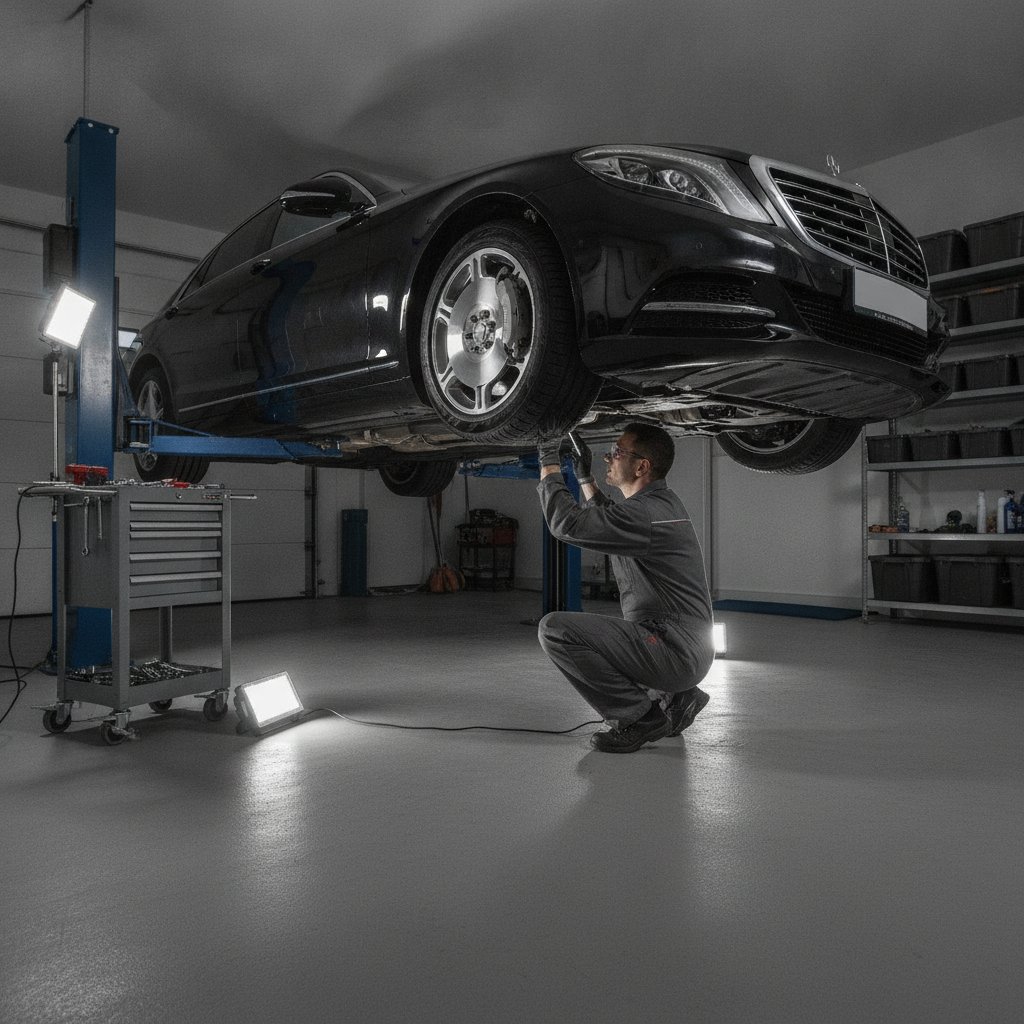 Van tire service for construction company